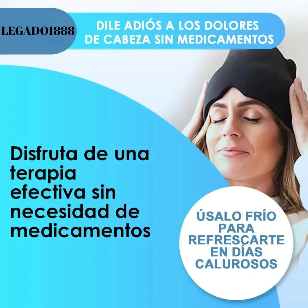 Gorro de Gel SerenoCare-Alivia la migraña sin medicamentos-🎁 Hoy 50% OFF