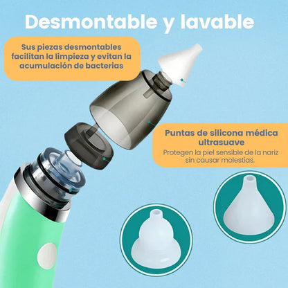 Aspirador Nasal para Bebe FreshBabe-Elimina efizcamente la mucosidad de tu bebe-🎁50% OFF