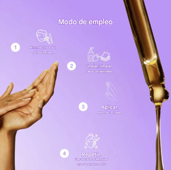 AYNURA™-Serum retarda el Crecimiento del Vello de Forma Natural-Vello menos visible y mas fino- 🎁 50% OFF