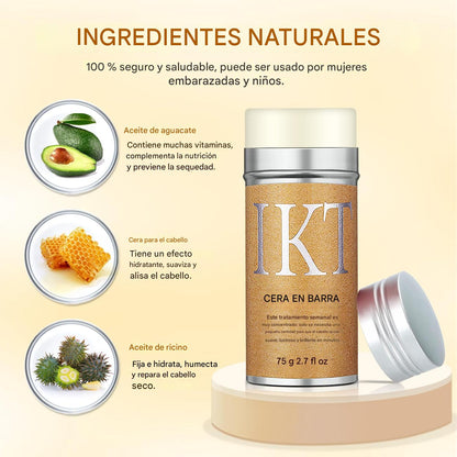 Barra de cera fijadora de cabello-¡Controla el Frizz y Logra el Peinado Perfecto!-🎁 Hoy 50% OFF