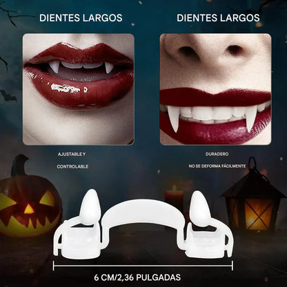 Colmillos EternalFangs- Convierte tu sonrisa en la más aterradora de Halloween-🎁40% OFF