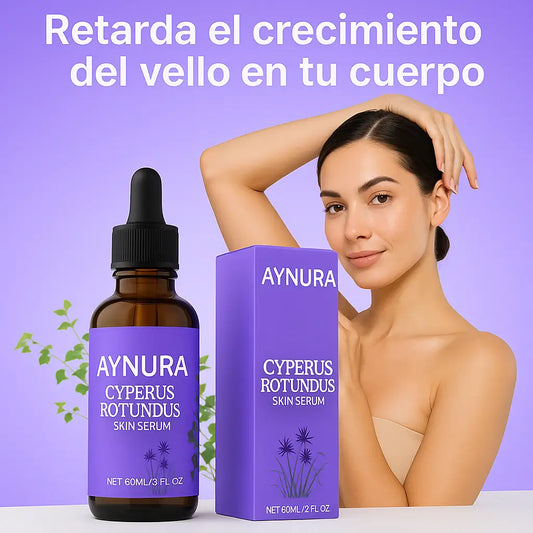 AYNURA™-Serum retarda el Crecimiento del Vello de Forma Natural-Vello menos visible y mas fino- 🎁 50% OFF